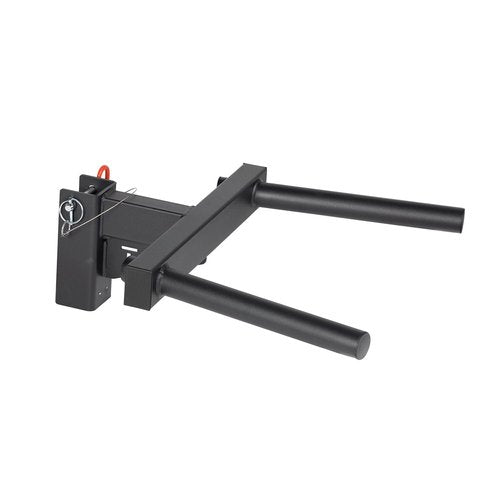 Titan Fitness X-3 Series Y-Dip Bar, Rack Mounted Dip Attachment, 550 LB Capacity, Fits 3" x 3" Tubular Steel