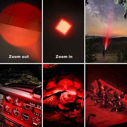 3 Pack Multi-Colored Light Flashlight Set: Red, Green, Blue LED Flashlights for Night Activities, Optical Effects