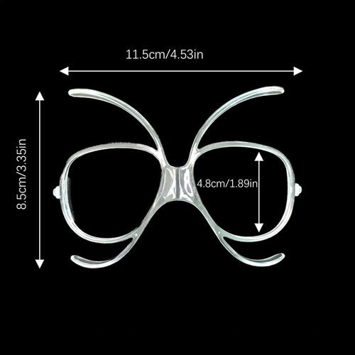 Optical Insert for Glasses Wearers - Ski and Snowboard Goggle Insert Adaptor,Ski Goggles Insert Adapter Goggles Accessories - Ski and Snowboard Goggles Rx Prescription Adaptor for Motocross Motorcycle