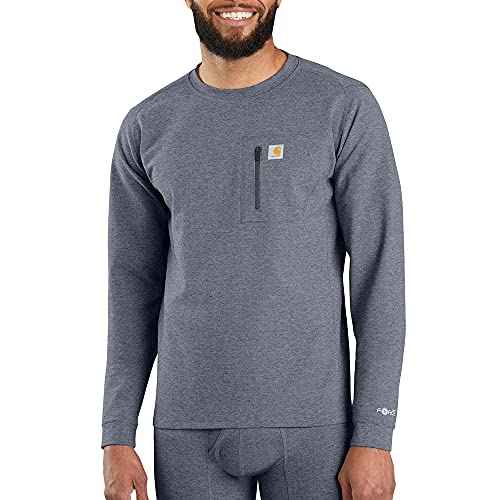 Carhartt Mens Base Force Heavyweight Thermal Base Layer Long Sleeve Pocket Shirt