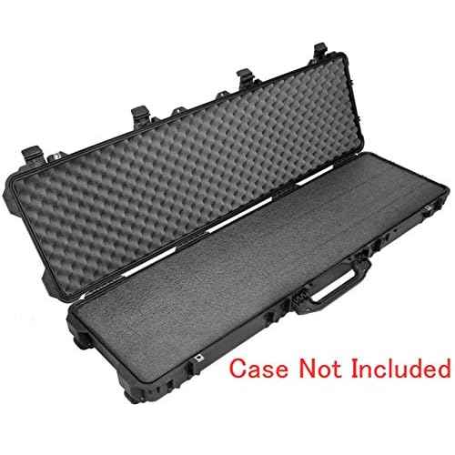 Case Club Military Grade Closed Cell Polyethylene Foam to Fit Pelican Rifle Case (1750)