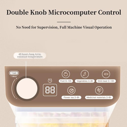 Food Freeze Dryer Machine for Home - Smart Digital Control & Quiet, Food Freeze Dryer for Fruits, Meat, Herbs & Pet Food, dryer for candy Not Dehydrator (Single twist-white)