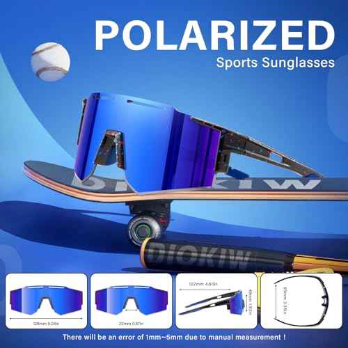 Polarized Kids Sunglasses Youth Softball Cycling Sports Sun Glasses Boys Girls UV400 Protection Goggles