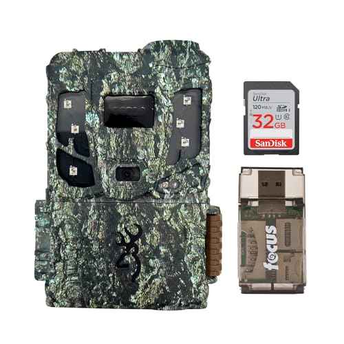 Browning Pro Scout Max Extreme HD Cellular Trail Camera Bundle with 32GB Memory Card and Reader (3 Items)