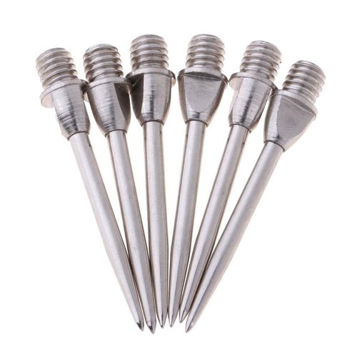 misppro 24PCS Hammer Head Tips Standard Moveable Points - Black Steel Converter Points for Darts