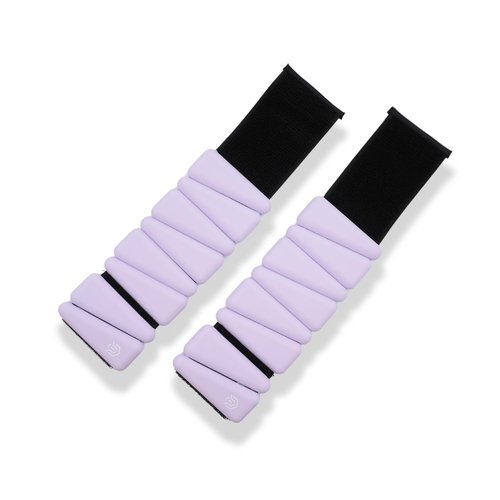Vitality Vault Pilates Pro Power Pack - Pilates Essentials - 2.2lb Hand Weights, 2.2lb Ankle Weights/Wrist Weights, Resistance bands, Pilates Ball, Canvas Tote Bag - For Beginners or Advanced - Home or Gym/Studio Use. (Lavendar)