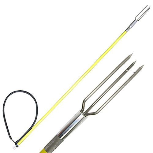 Scuba Choice 3.5' One Piece Spearfishing Fiber Glass Pole Spear with Lionfish Barb Tip
