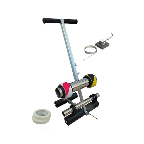 DEJUN Floor Tape Applicator - Court Line Striping Machine for Basketball Courts, Road Warning and Parking Space