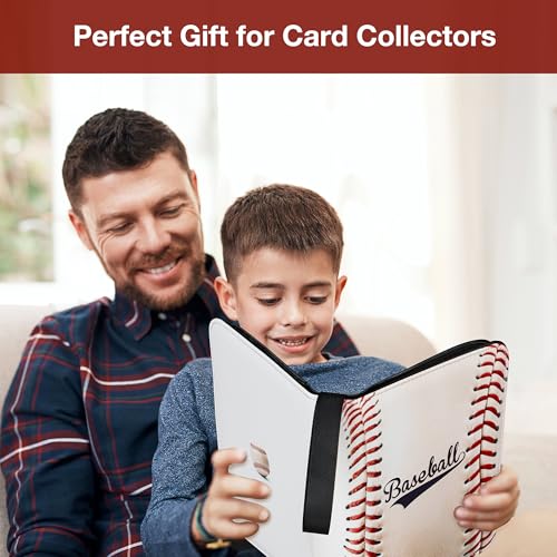 Baseball Card Binder with 440 Pockets - Baseball Style Trading Card Album