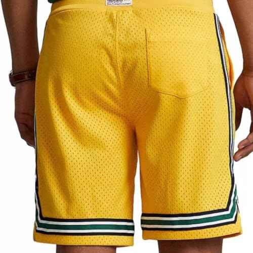 POLO RALPH LAUREN Men's Track Team Athletic Mesh Shorts