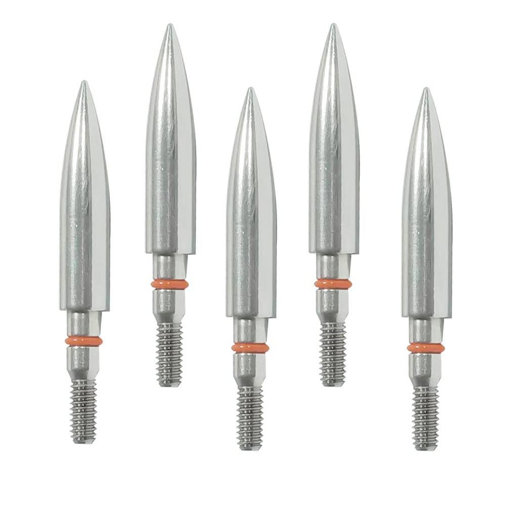 Field Points arrowheads 150 Grains Archery Field Points, 9/32" Stainless Steel Screw in Archery Field Tips and Broadheads (1 Dozen 12 PCS)