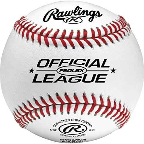Rawlings | FLAT SEAM Practice Baseballs | FSOLBX | High School | 12 Count