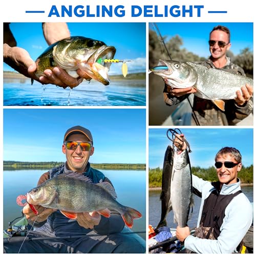 PLUSINNO Fishing Lures, 137Pcs Tackle Box with Tackle Included, Crankbaits, Spoon, Hooks, Weights & Other Accessories, Fishing Bait Lure Gear Kit Gift for Men Bass Freshwater