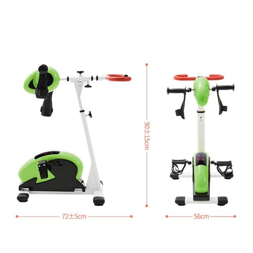 Portable Pedal Exercise Electric Bike Foldable Home Elderly Upper and Lower Limbs Pedal Trainer, and Stroke Survivor Rehabilitation Equipment (B ),B