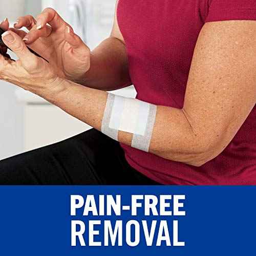 Nexcare Strong Hold Pain-Free Removal Tape for Sensitive Skin, 1 in x 4 yd, 1 Roll