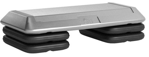 The Step (Made in USA) Original Aerobic Platform – Circuit Size Grey Aerobic Platform and Original Black Risers