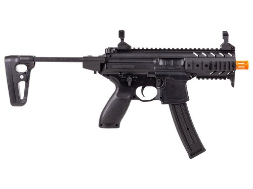 Sig Sauer SIG1 MPX Spring Airsoft Rifle Kit with P226 Spring Pistol | Molded Polymer Construction for Enhanced Durability (AIR-S1-MPX226)