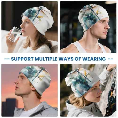 Watermelon Womens Slouchy Beanie Cotton Chemo Caps Cancer Headwear Hats Turban Baggy Skull Sleep Scarf