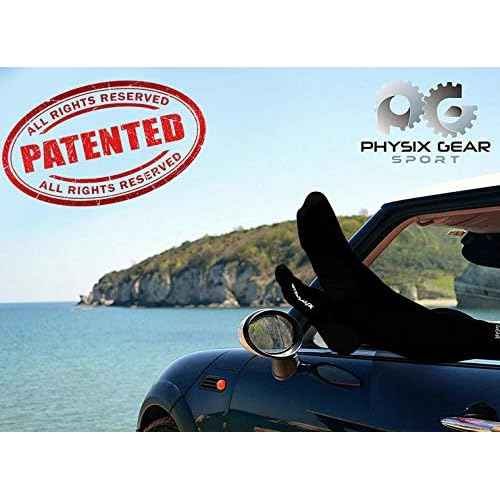 Physix Gear Compression Socks 20-30 mmHg - Men & Women - Running, Nurses, Shin Splints, Flight, Travel