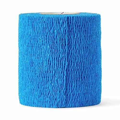 Medline CoFlex LF2 Quick Stick Non-Sterile Cohesive Bandages, Assorted Colors, 3" x 5 yds., (7.6 cm x 4.6 m), Pack of 24