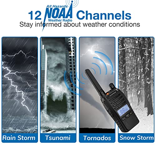 Long Range Walkie Talkies for Adults 3 Pack - Rechargeable, Portable, Up to 3 Miles