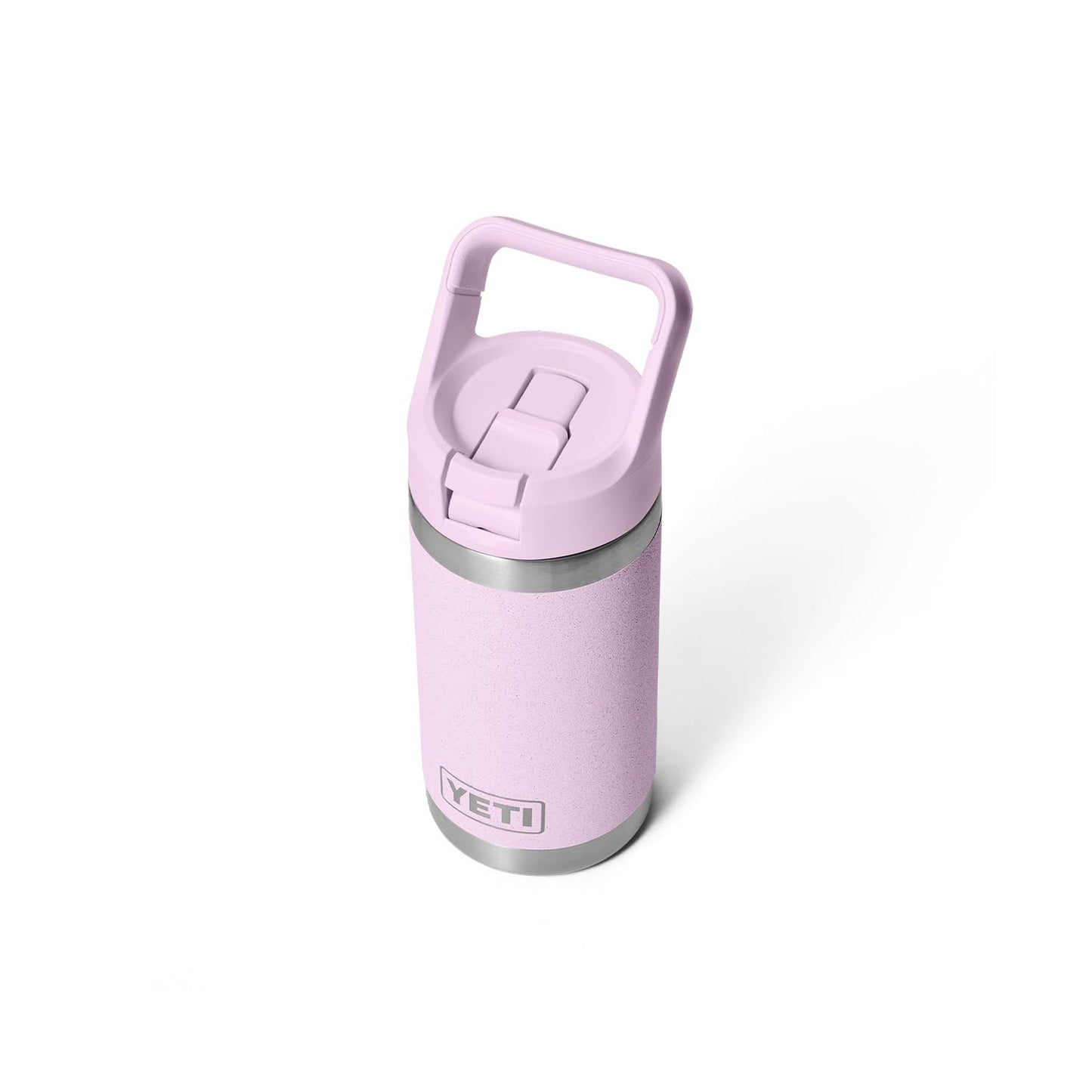 YETI Rambler Jr. 12 oz Kids Bottle, with Straw Cap, Cherry Blossom