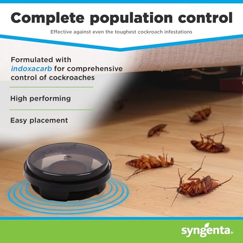 Cockroach Bait Stations - Pack of 12 White Pest Control Traps