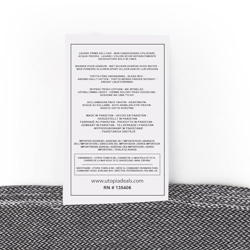 Utopia Towels Pack of 2 Turkish Beach Towel, 40 by 72 Inches, Oversized 100% Cotton, Sand Free Lightweight Absorbent Quick-Dry Beach Blanket, Extra Large Turkish Bath Towels for Travel and Pool, Grey
