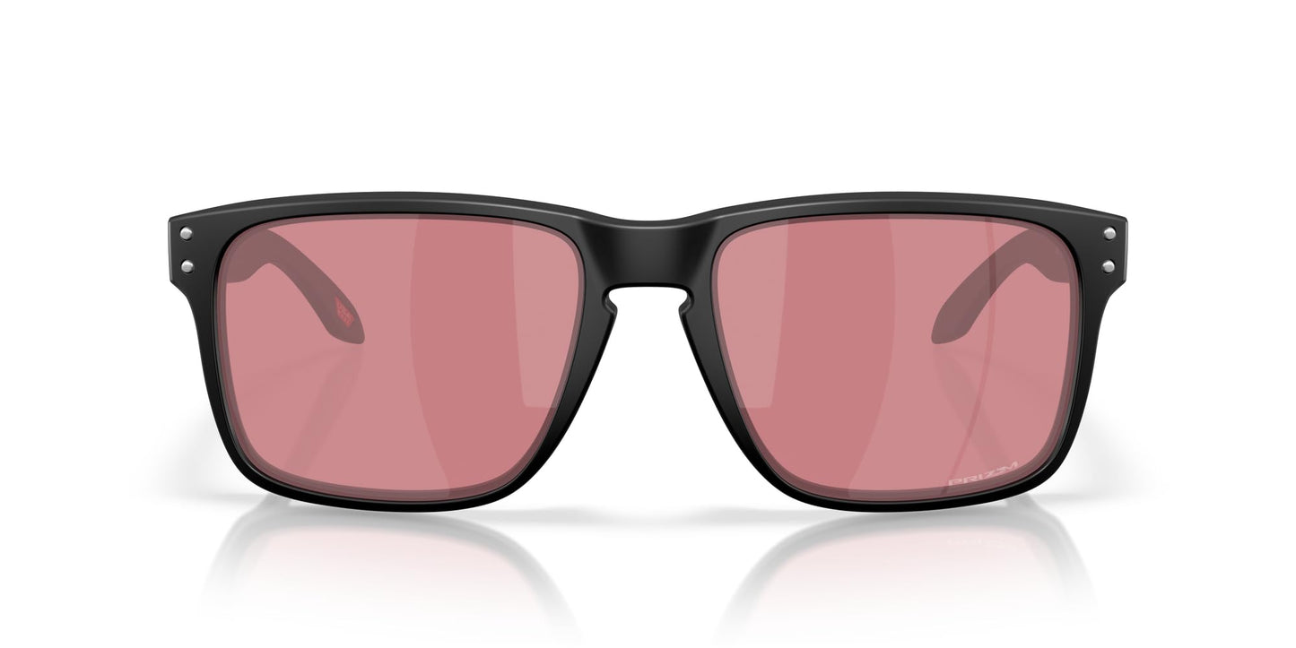 Oakley OO9487F Holbrook XXL Low Bridge Fit Sunglasses, Matte Black/Prizm Dark Golf, 61 mm