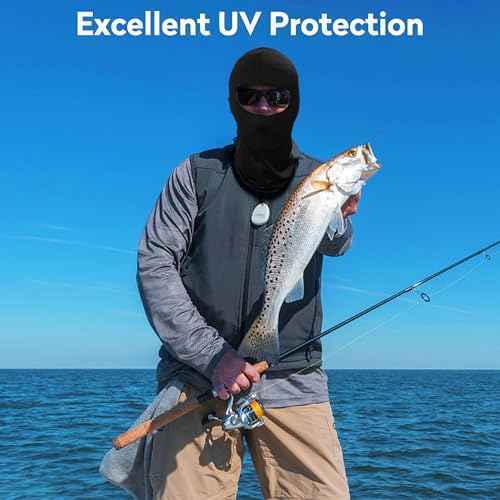 Pukavt 1-6 Pack Balaclava Face Mask, Ski Mask for Men Women, UV Protection Windproof Scarf for Motorcycle Snowboard Cycling