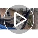 Army Camping Hammock with Mosquito Net & Ridge Rope, 2 Person Large