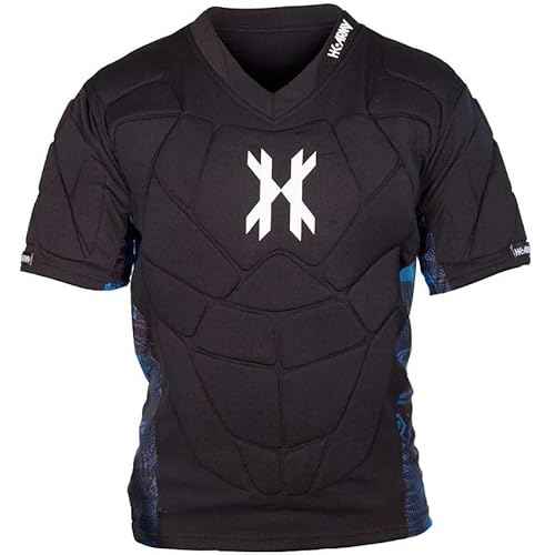 HK Army Crash Chest Protector - High-Impact Protective Gear for Paintball & Airsoft - Lightweight Safety Armor Vest - Black, Size XS/S