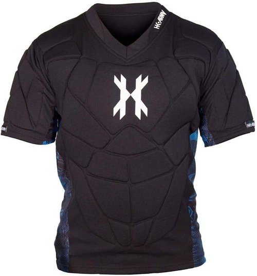 HK Army Crash Chest Protector - High-Impact Protective Gear for Paintball & Airsoft - Lightweight Safety Armor Vest - Black, Size M/L