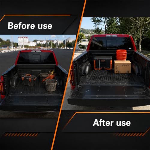 Black 8-Pack Truck Bed Cargo Blockers for Tmat System - Vehicle Cargo Safety