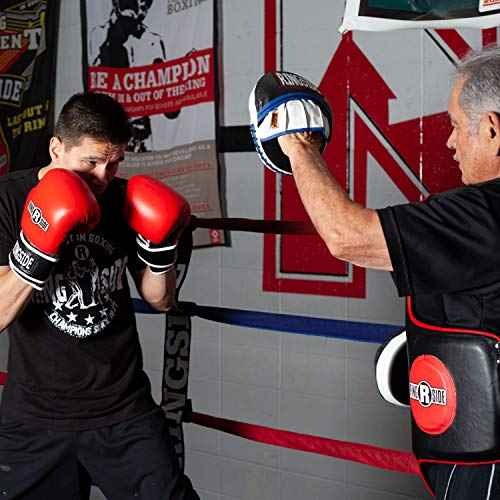 Ringside Gel Micro Boxing MMA Punch Mitts (Pair) , blue/black, Small
