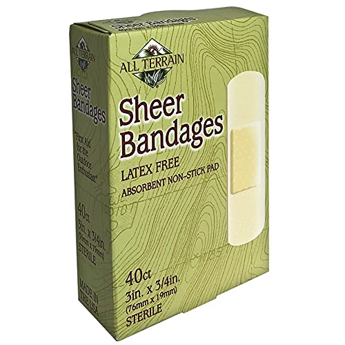 All Terrain Latex-Free Sheer Bandages - Discreet, Sterile Wound Cover