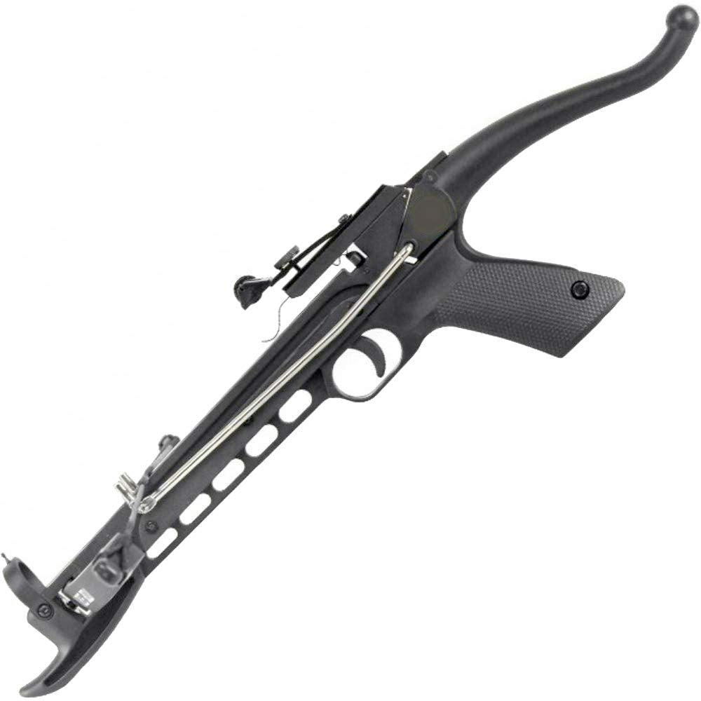 KingsArchery Crossbow Self-Cocking 80 Lbs with Adjustable Sight and Total of 27 Aluminim Arrow Bolt Set