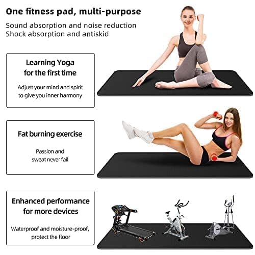 Exercise Equipment Mats For Floor,Treadmill Mat,Foldable Treadmill Mat,Walking Pad Mat For Carpet,Exercise Bike Mat,Under Elliptical Mat,Rowing Machine Mat,Mat For Tread Mill,GYM Equipment Mat