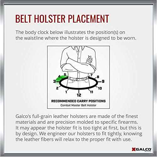 Galco Combat Master Belt Holster for Sig-Sauer P226, P220