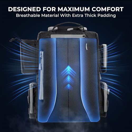KastKing Bait Boss Fishing Tackle Backpack with Rod Holders-4 Tackle Boxes-Rain Cover,45/43L Large Storage for Fishing Gear