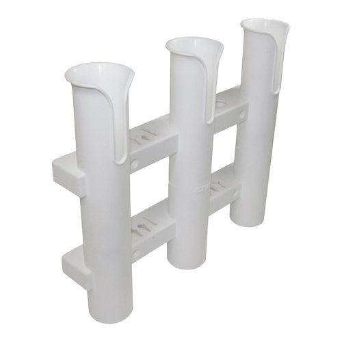 SeaSense 3-Rack Fishing Rod Holder for Your Boat, Pontoon, Garage – Convenient Storage for Fishing Poles, Pliers, Filet Knives & Other Gear – Mounting Hardware Included, Snaps Together Easily