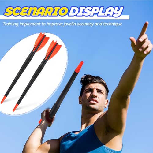 Training Javelins for Kids - Set of 4 Soft Plastic 300g with Stylish Style
