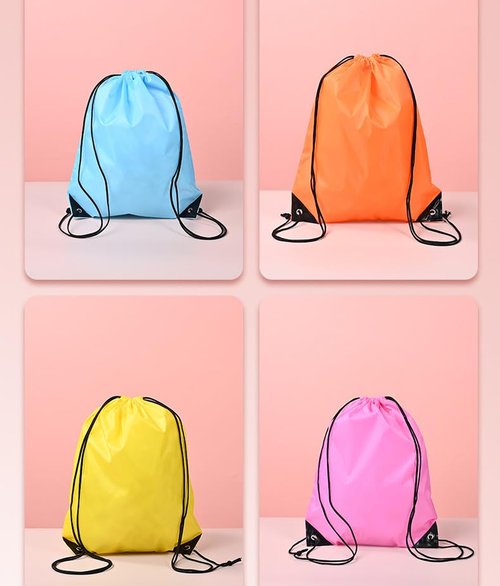 Outdoor Sports Drawstring Backpack Swimming and Fitness Bag Shopping Bag Folding Drawstring bag