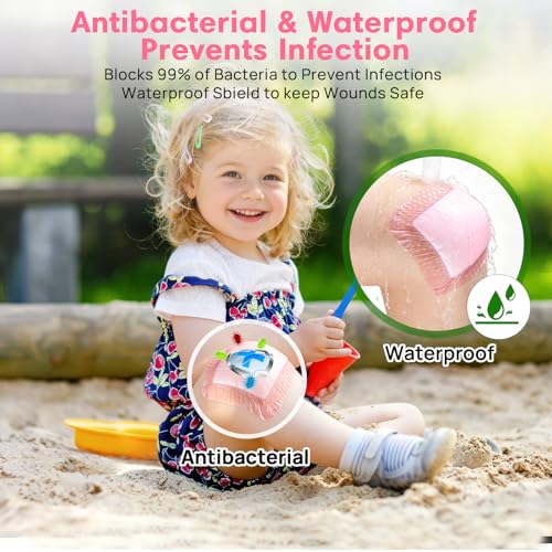 Pink Silicone Foam Wound Dressing 4x4 Inches - 10 Pack, Super Absorbent