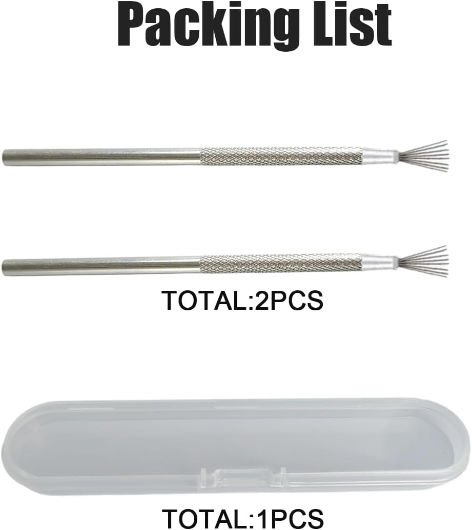 2PCS Balloon Striker Popper Tool,Balloon Burster Stick,Convenient and Practical Balloon Popper Tool with 7 Iron Pins,Ideal for Cleaning After a Party