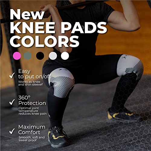 Weightlifting Knee Sleeves 5mm & 7mm Support & Compression for Powerlifting