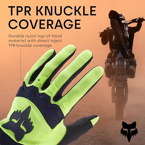 Fox Racing Dirtpaw Motocross Gloves - Blue Large, Off-Road Protective Gear