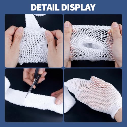 Elastic Mesh Wound Dressing Tubular Bandage 4.36 Yard / 2.3 Inch - Pack of 2