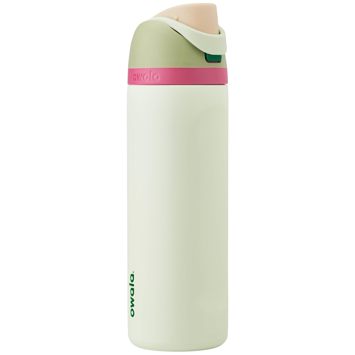 Owala FreeSip Insulated Stainless Steel Water Bottle with Straw for Sports and Travel, BPA-Free Sports Water Bottle, 24 oz, Green/Mint, Alpine Sport