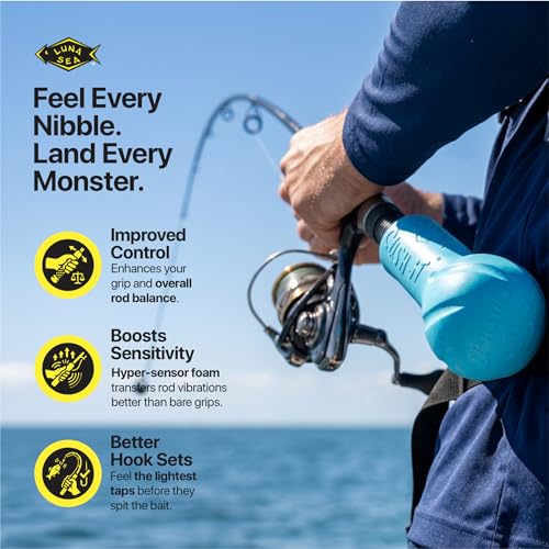 Luna Sea Big Game Cush-It Floating Offshore Fishing Rod Butt Cushion - Silver